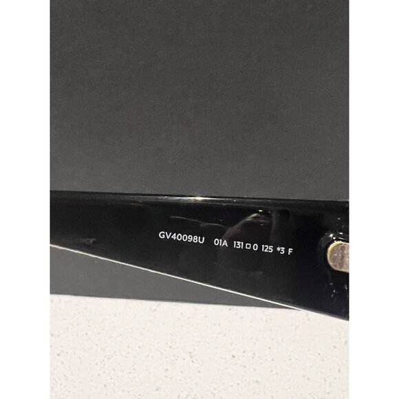 Givenchy GV40098 01A Night Bird 131MM black Geometric unisex Sunglasses NEW - Picture 9 of 10